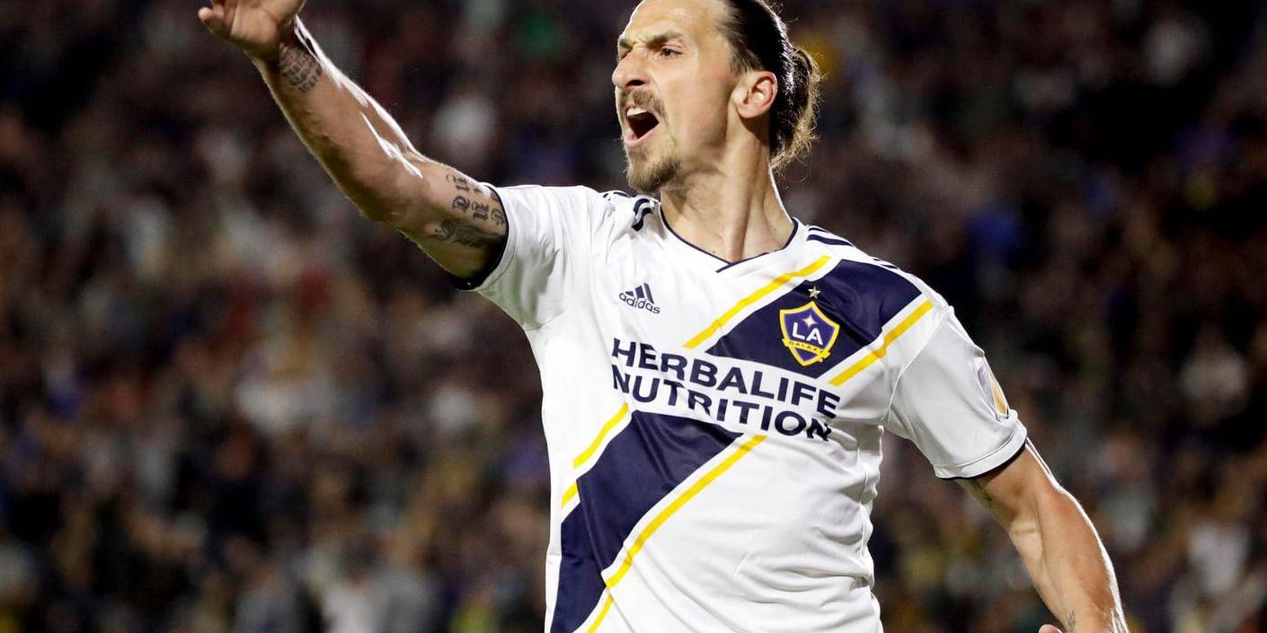 Zlatan Ibrahimovic gjorde inte mycket väsen av sig när Los Angeles Galaxy besegrade Cincinnati på bortplan. Arkivbild.