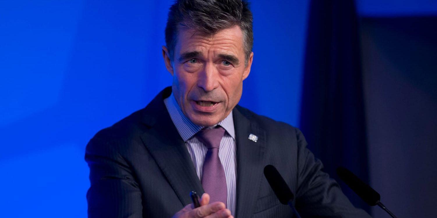 Anders Fogh Rasmussen, tidigare statsminister i Danmark och före detta Nato-chef. Arkivbild.