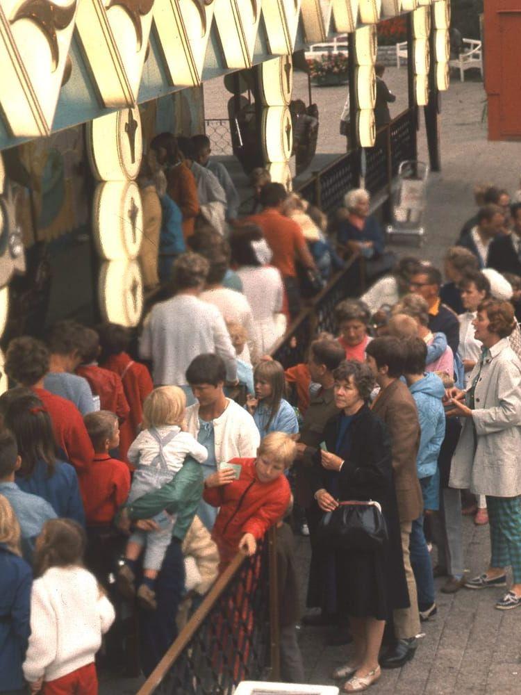 Liseberg i går och i dag. 