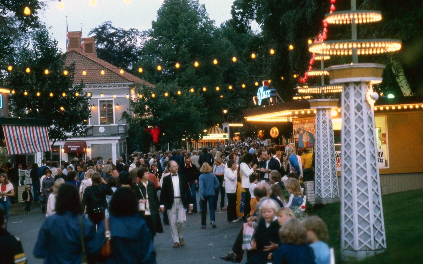 Liseberg i går och i dag. 