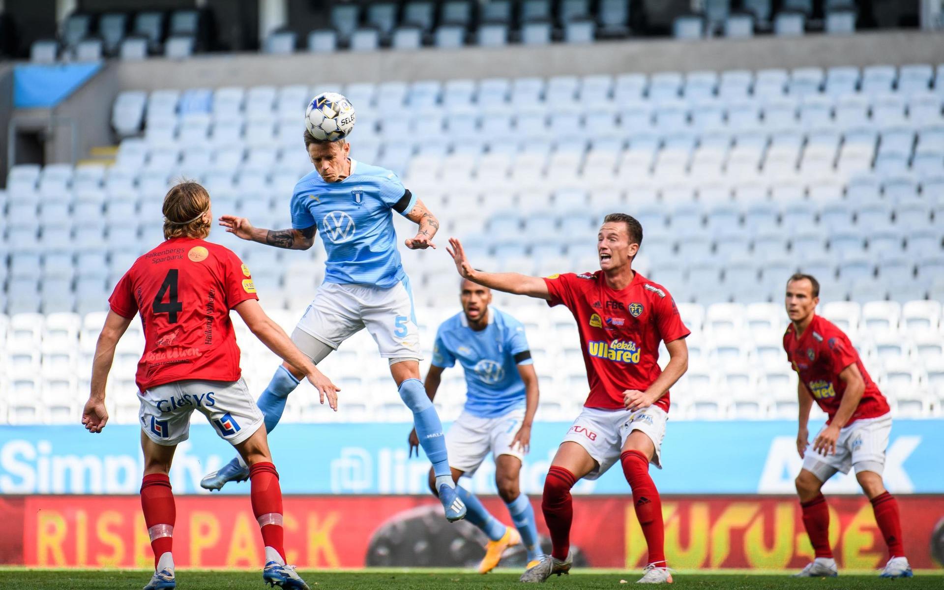 Malmö FFs Sören Rieks och Falkenbergs Sander van Looy 