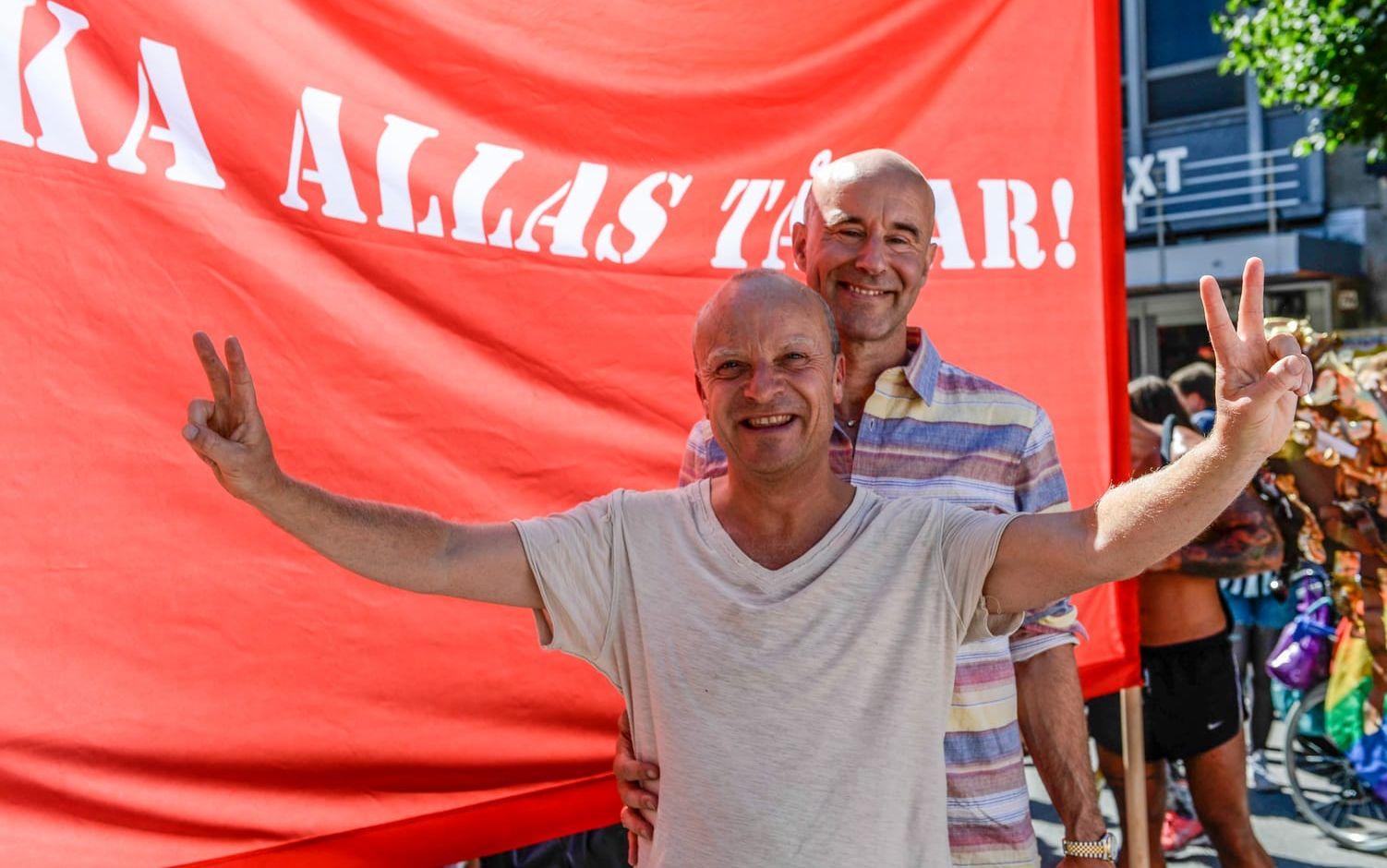 År 2013 hade Mark Levengood och Jonas Gardell en egen avdelning på pridefestivalen. 