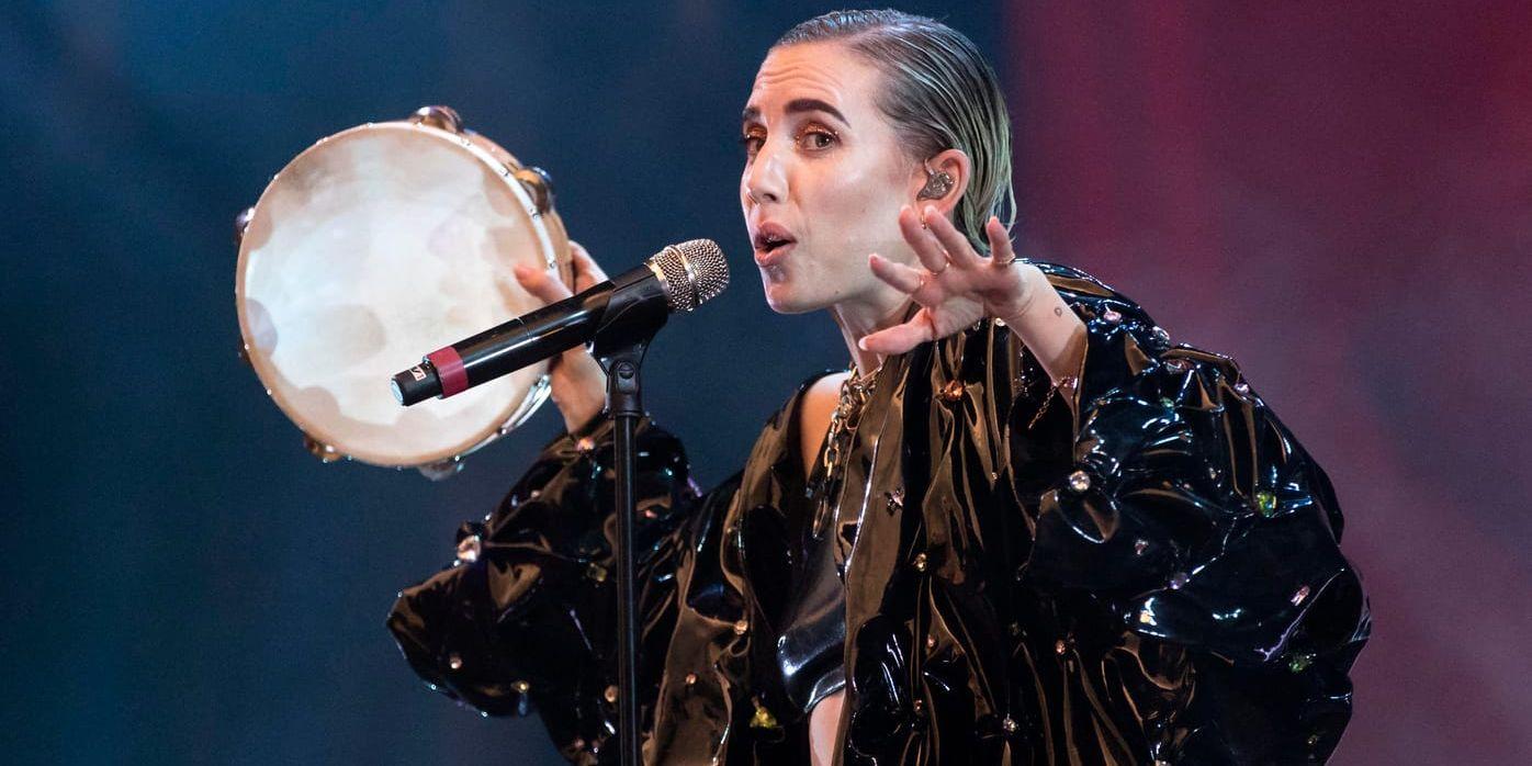 Lykke Li uppträder på musikfestivalen Way Out West 2018. Arkivbild.