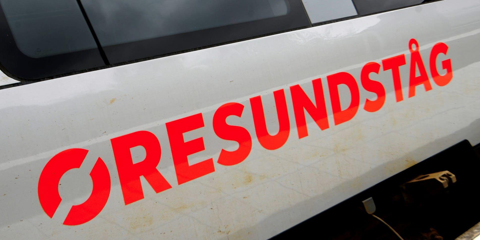 Hallandstrafiken. Öresundståg. Ersättningsbuss. Falkenbergs station.