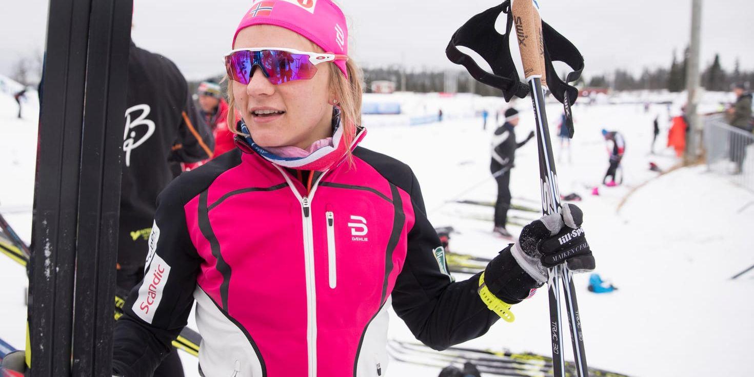 Maiken Caspersen Falla vann den norska sprintpremiären.