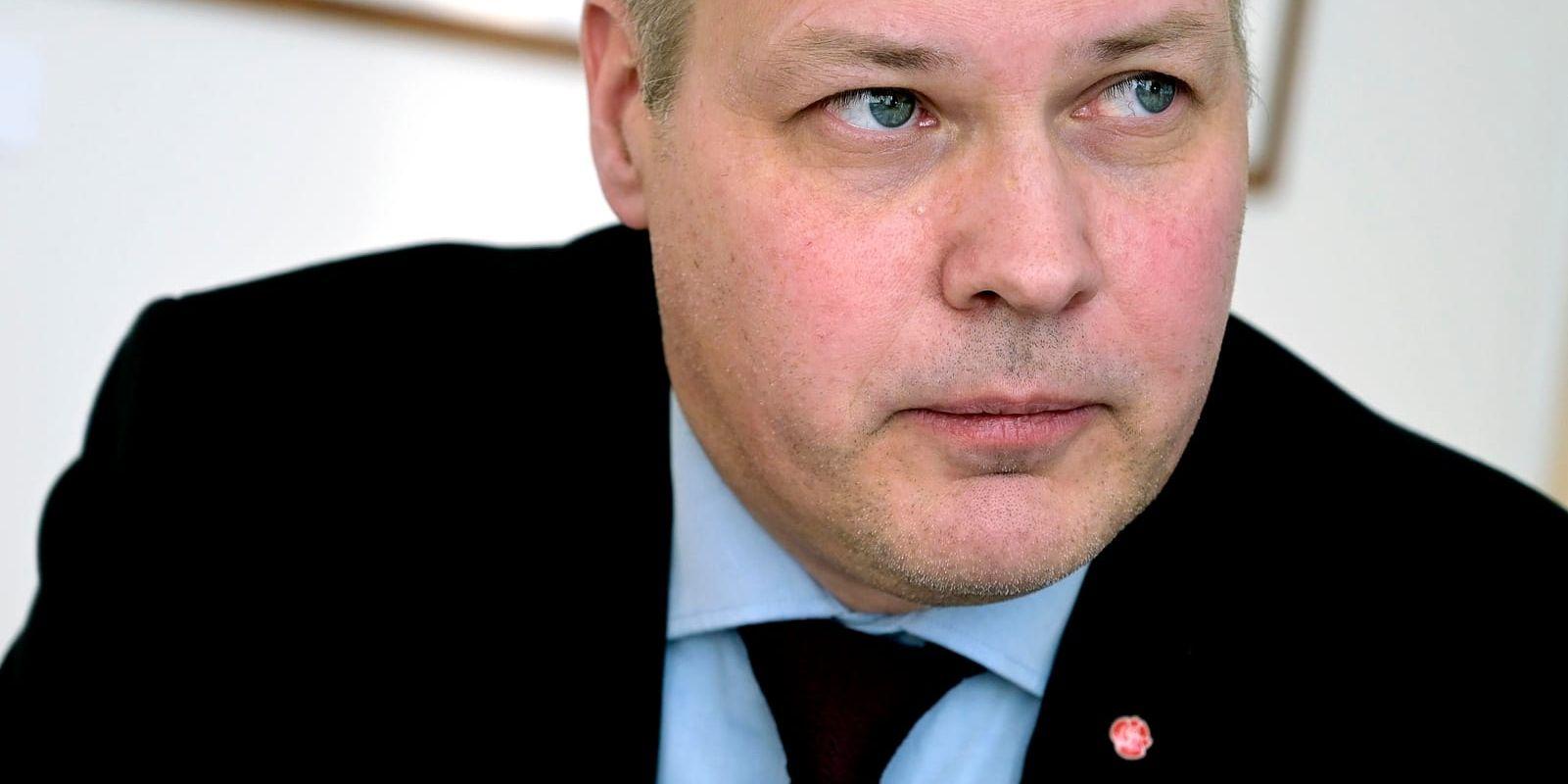 Justitie- och migrationsminister Morgan Johansson (S). Arkivbild.