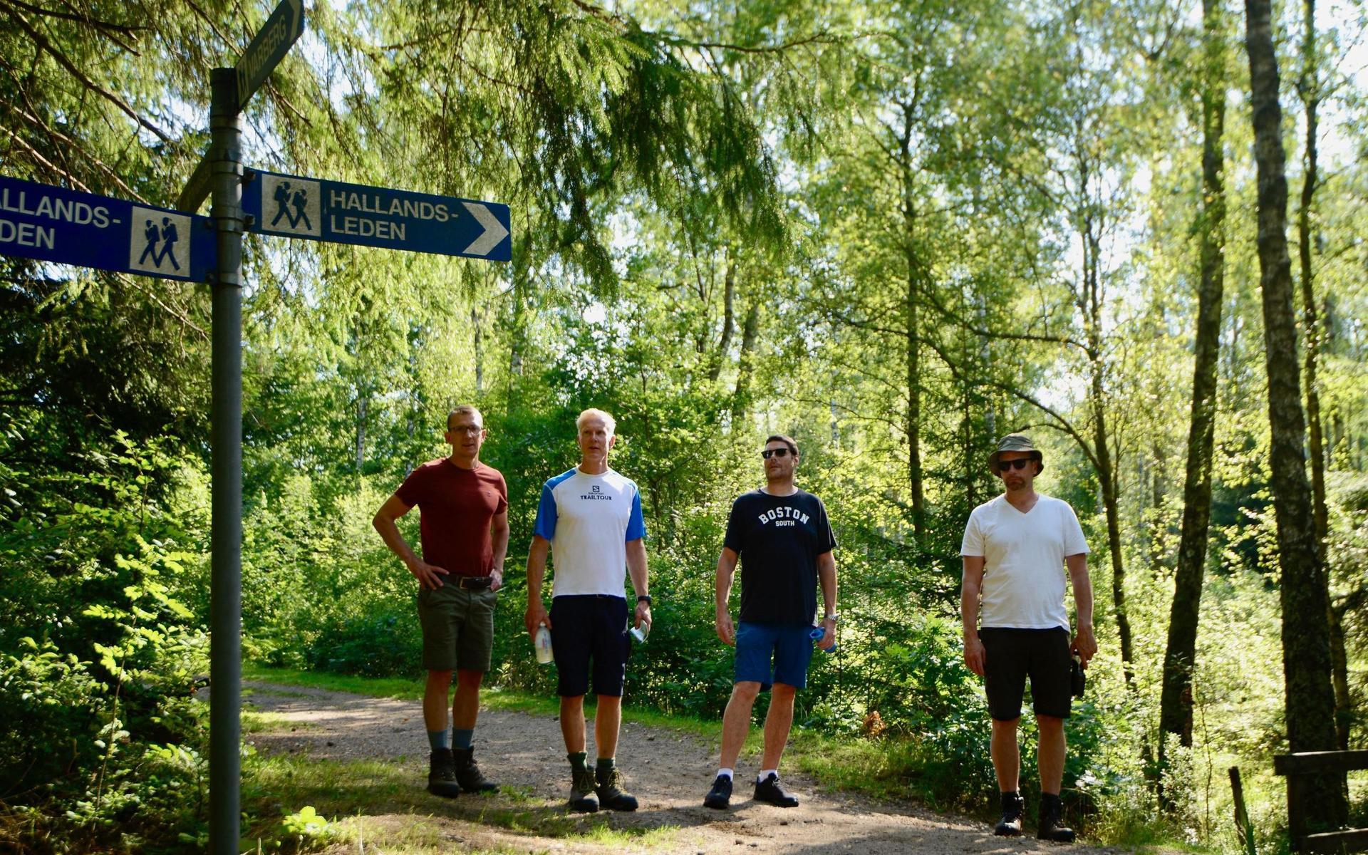 Hallandsleden löper genom Åkulla bokskogar.