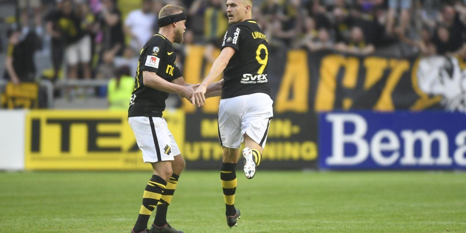 AIK:s Rasmus Lindkvist kvitterade till 3–3 i lördagens allsvenska fotbollsmatch mellan AIK och IFK Norrköping på Friends Arena.