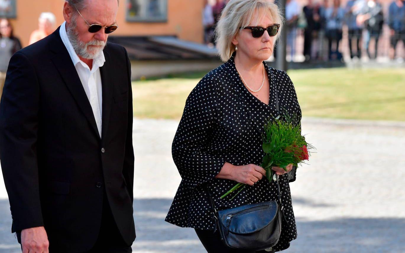 Skådespelarparet Peter Haber och Lena T Hansson. Foto: TT