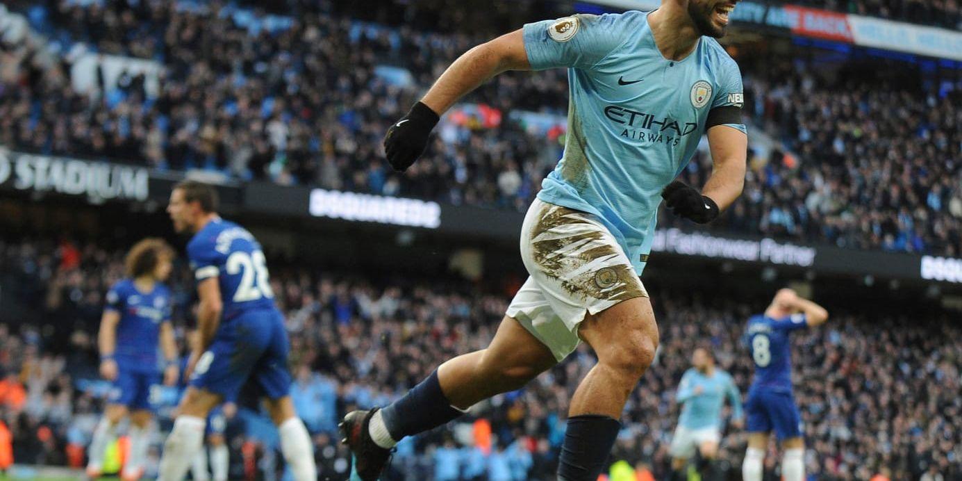 Sergio Agüero missade öppet mål – sedan gjorde han ett hattrick i Citys 6–0-kross.