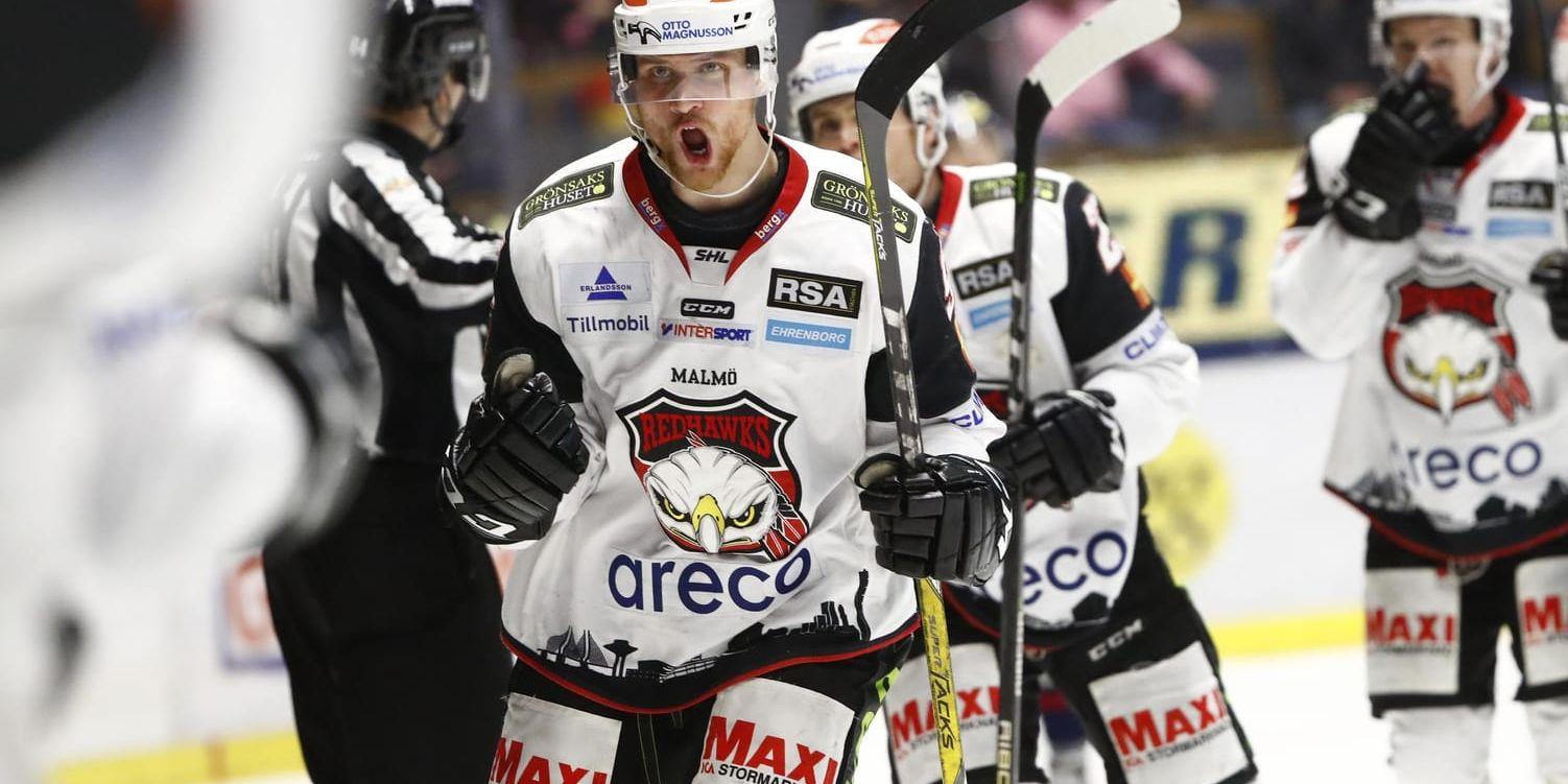 Malmöjubel borta mot Linköping här genom Max Görtz. Hans lag vände 0–2 till seger.