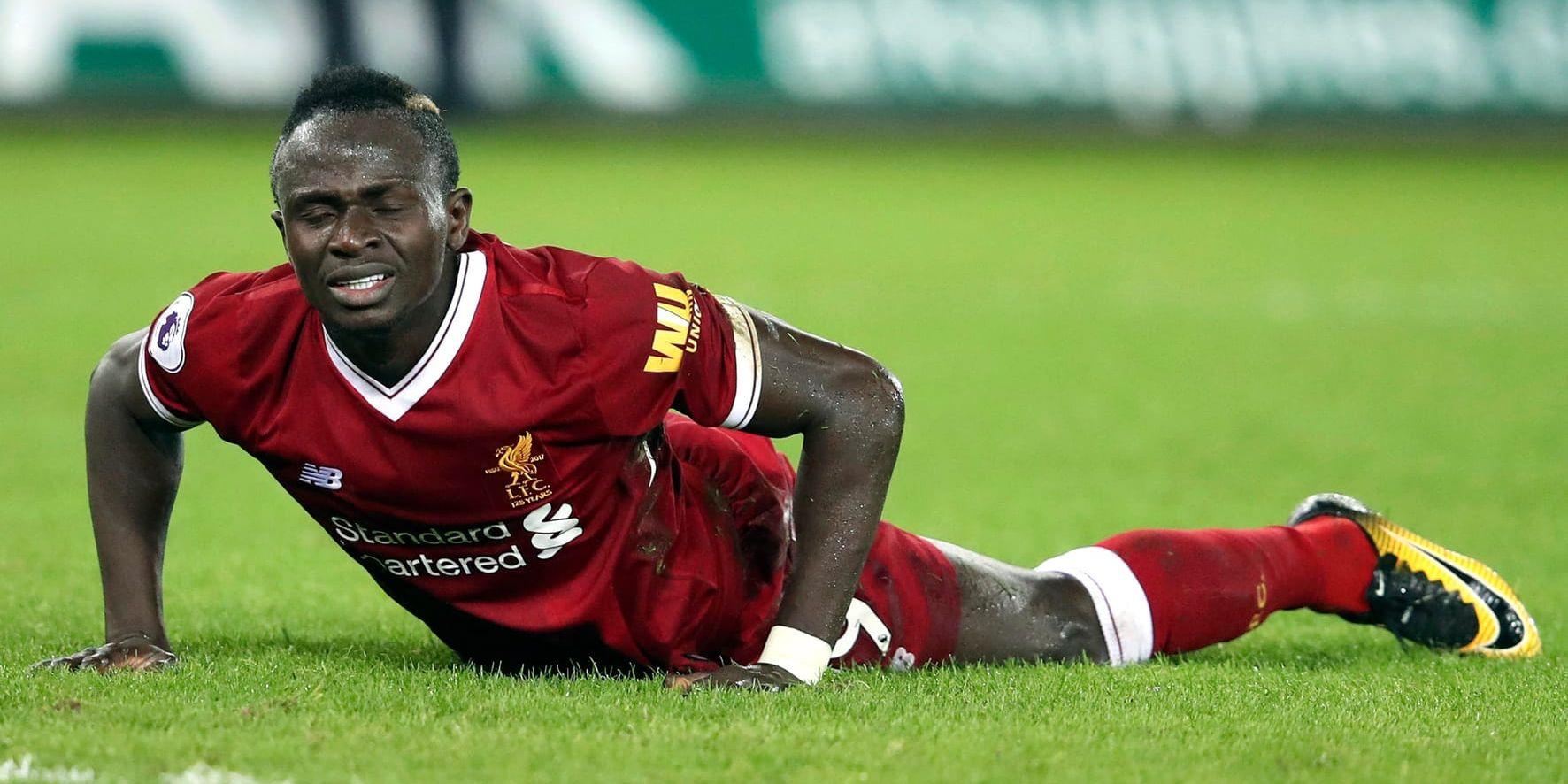 Det blev plattfall för Sadio Mane och hans Liverpool mot Swansea.