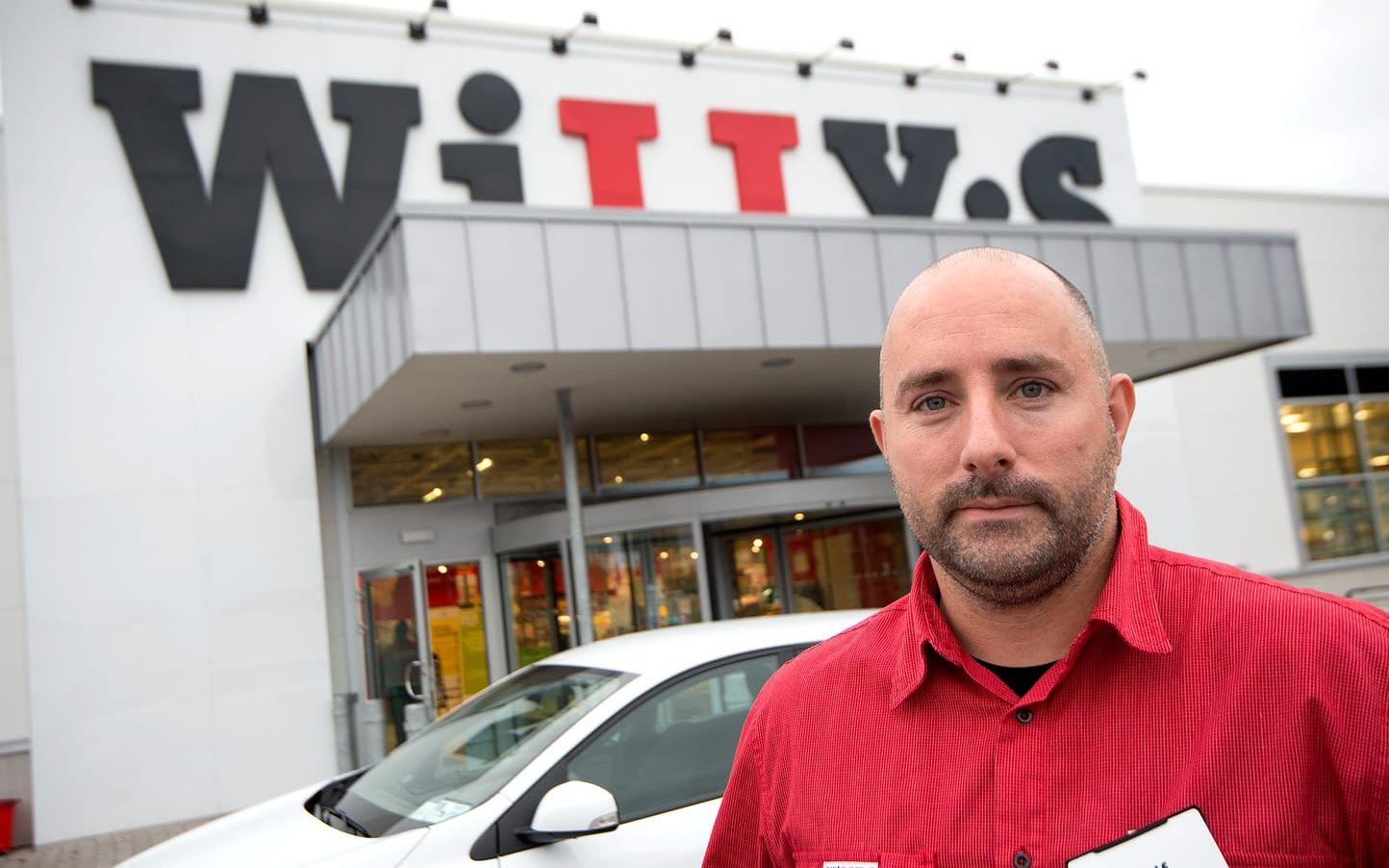 Ralf Möller, butikschef på Willys i Falkenberg