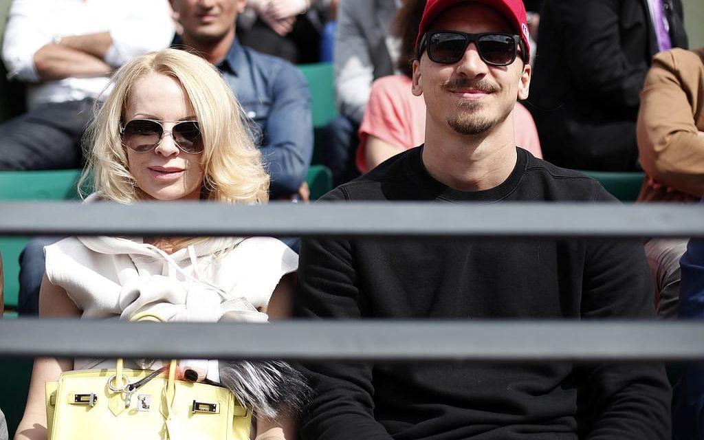 Zlatan med frun Helena Seger. Bild: TT.